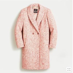 J Crew Tweed Daphne Topcoat Pink Multi 6